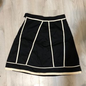 Black and cream tream skirt